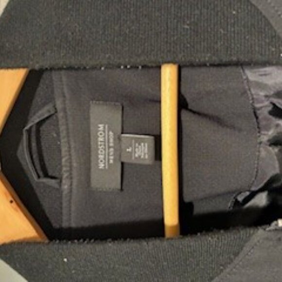 Black mens bomber jacket - Picture 2 of 3